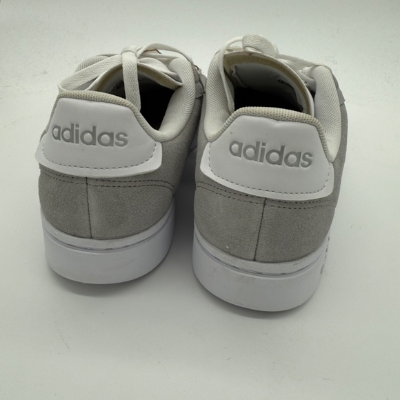 Adidas Grand Court Alpha Gray White Tennis Shoes Mens 11 Cloudfoam Comfort NWT